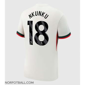 Billige Fotballdrakt Chelsea Christopher Nkunku #18 Replika Bortedrakt 2025-26 Kortermet
